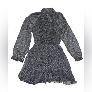 Zara Long Sleeve Sexy Sheer Top Romper Size Small Women’s